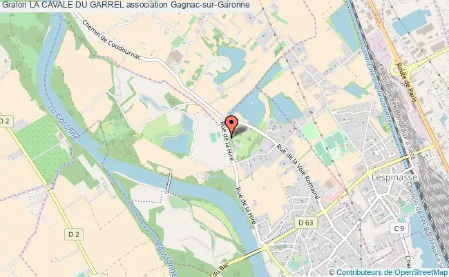 plan association La Cavale Du Garrel Gagnac-sur-Garonne