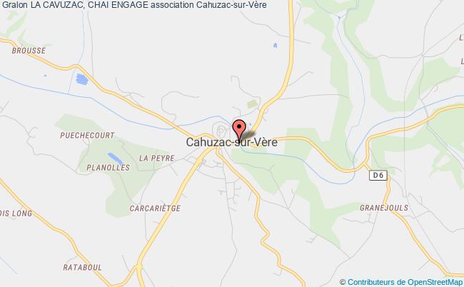 plan association La Cavuzac, Chai Engage Cahuzac-sur-Vère
