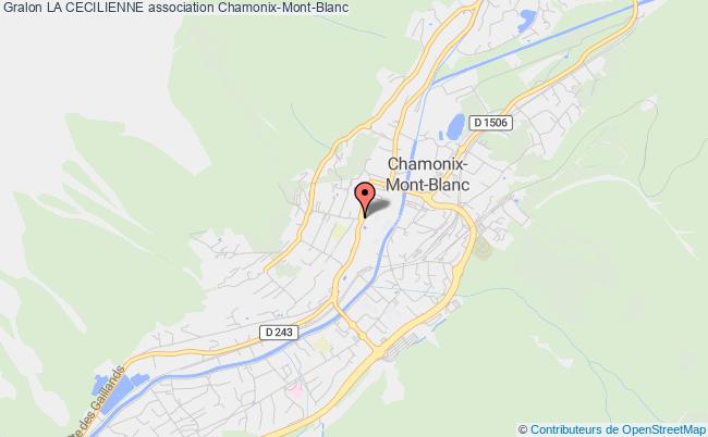 plan association La Cecilienne Chamonix-Mont-Blanc