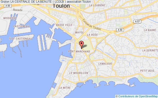 plan association La Centrale De La BeautÉ ( Lcdlb ) Toulon