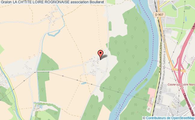 plan association La Ch'tite Loire Rognonaise Boulleret