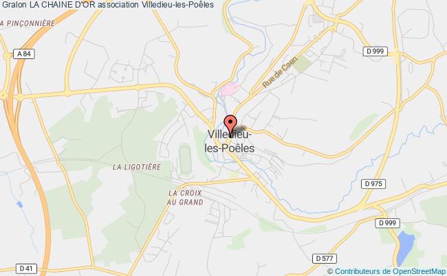 plan association La Chaine D'or Villedieu-les-Poêles-Rouffigny