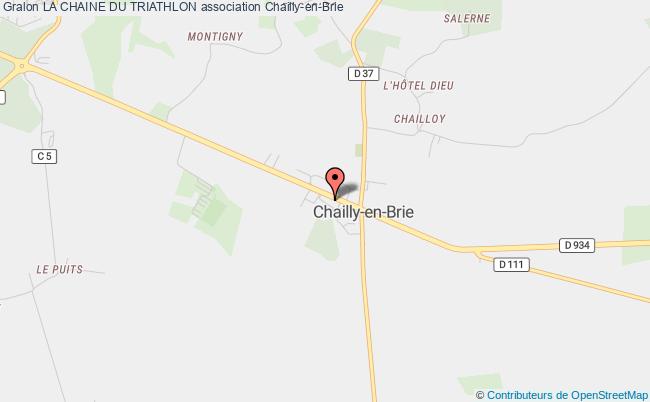 plan association La Chaine Du Triathlon Chailly-en-Brie