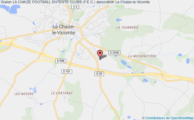 plan association La Chaize Football Entente Clubs (f.e.c.) La    Chaize-le-Vicomte