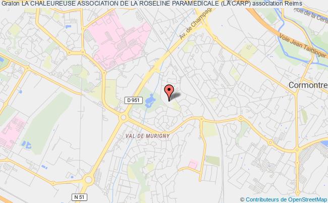 plan association La Chaleureuse Association De La Roseline Paramedicale (la Carp) Reims