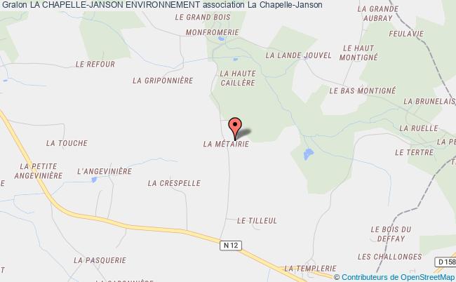 plan association La Chapelle-janson Environnement La Chapelle-Janson
