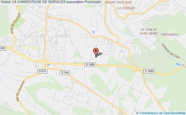 plan association La Charentaise De Services Puymoyen