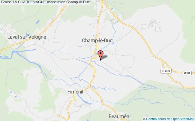 plan association La Charlemagne Champ-le-Duc