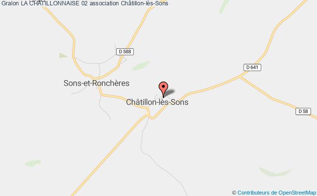 plan association La Chatillonnaise 02 Châtillon-lès-Sons
