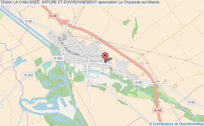 plan association La Chaussee, Nature Et Environnement La    Chaussée-sur-Marne