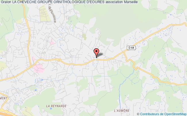 plan association La Cheveche Groupe Ornithologique D'eoures Marseille