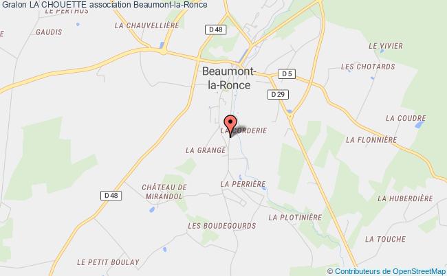 plan association La Chouette Beaumont-la-Ronce