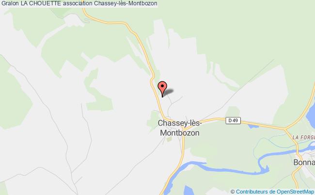 plan association La Chouette Chassey-lès-Montbozon