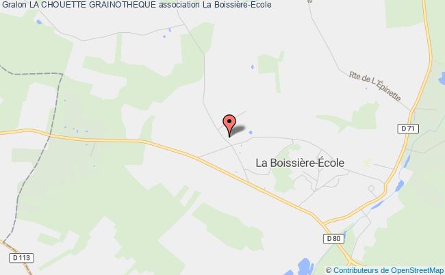 plan association La Chouette Grainotheque Boissière-École
