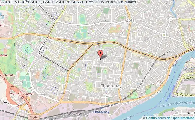 plan association La Chrysalide, Carnavaliers Chantenaysiens Nantes