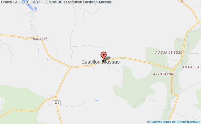 plan association La Cible Castillonnaise Castillon-Massas