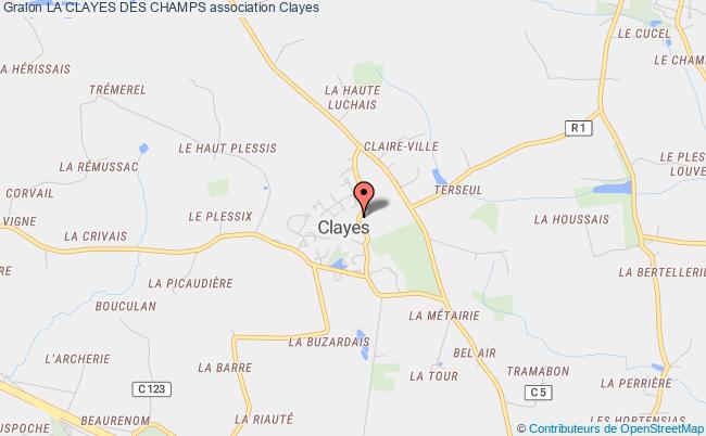 plan association La Clayes Des Champs Clayes