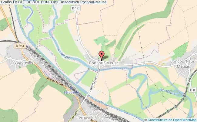 plan association La Cle De Sol Pontoise Pont-sur-Meuse