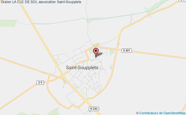 plan association La Cle De Sol Saint-Soupplets