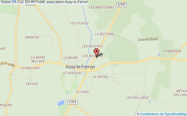plan association La Cle Du Rythme Azay-le-Ferron