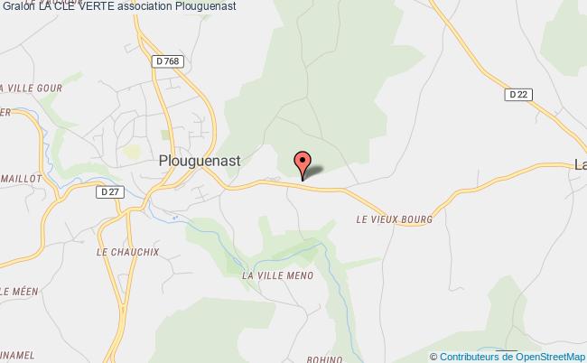 plan association La Cle Verte Plouguenast-Langast