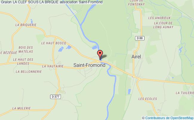 plan association La Clef Sous La Brique Saint-Fromond