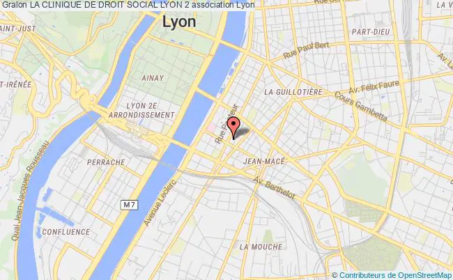 plan association La Clinique De Droit Social Lyon 2 Lyon 7
