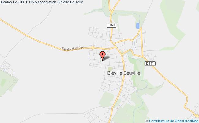 plan association La Coletina Biéville-Beuville