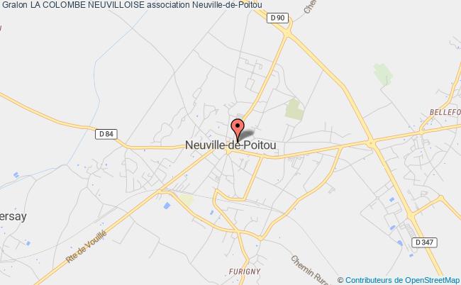 plan association La Colombe Neuvilloise Neuville-de-Poitou