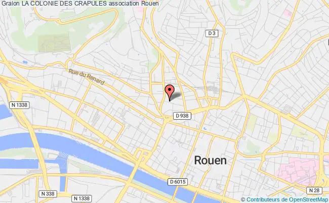 plan association La Colonie Des Crapules Rouen