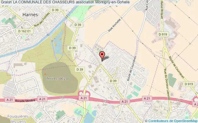 plan association La Communale Des Chasseurs Montigny-en-Gohelle