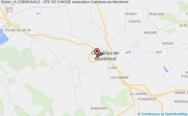 plan association La Communale - Ste De Chasse Castelnau-de-Montmiral