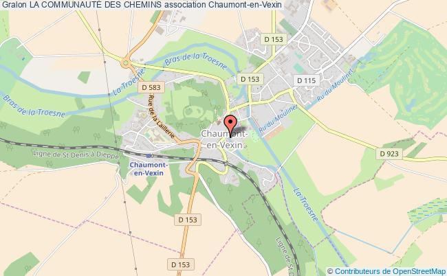 plan association La CommunautÉ Des Chemins Chaumont-en-Vexin