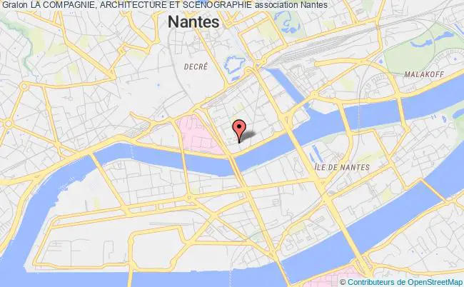 plan association La Compagnie, Architecture Et Scenographie Nantes