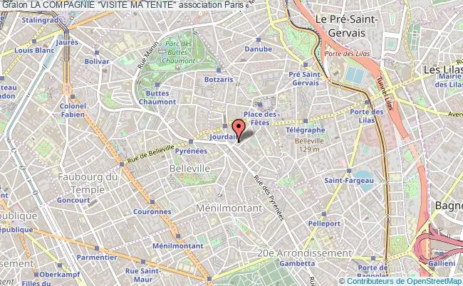 plan association La Compagnie "visite Ma Tente" Paris