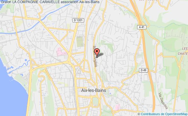 plan association La Compagnie Caravelle Aix-les-Bains
