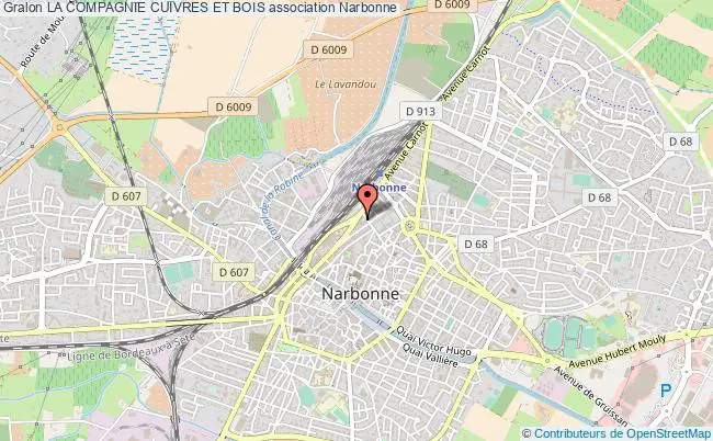 plan association La Compagnie Cuivres Et Bois Narbonne