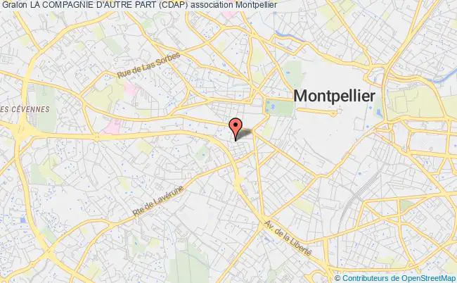 plan association La Compagnie D'autre Part (cdap) Montpellier