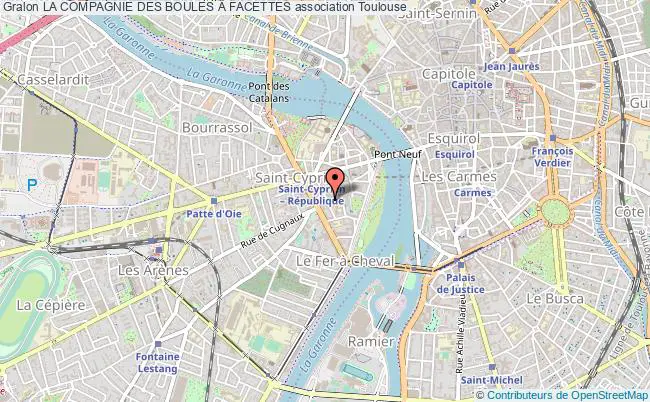 plan association La Compagnie Des Boules À Facettes Toulouse