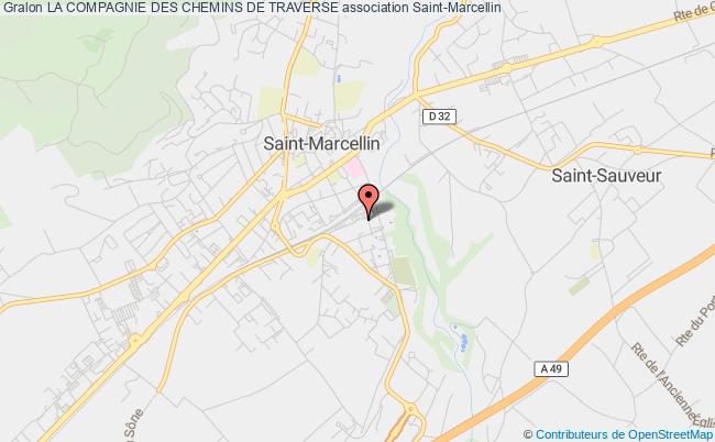 plan association La Compagnie Des Chemins De Traverse Saint-Marcellin