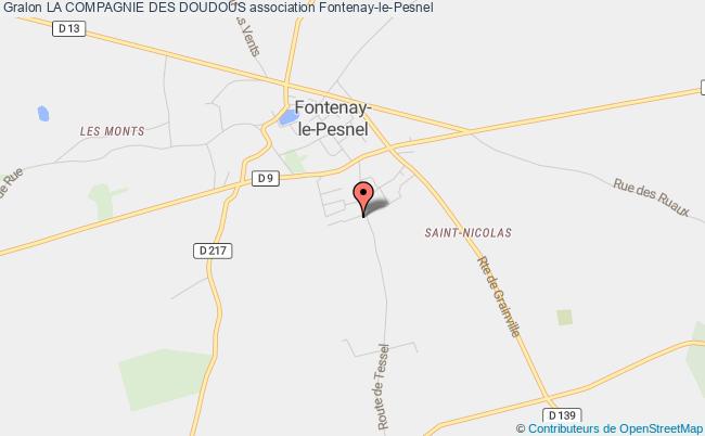 plan association La Compagnie Des Doudous Fontenay-le-Pesnel