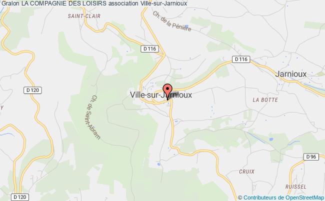 plan association La Compagnie Des Loisirs Ville-sur-Jarnioux