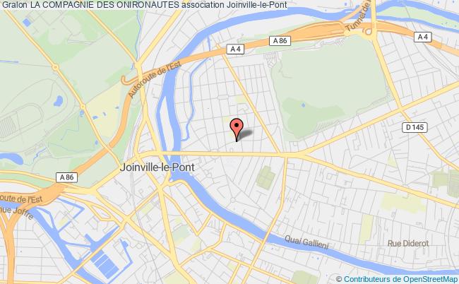 plan association La Compagnie Des Onironautes Joinville-le-Pont
