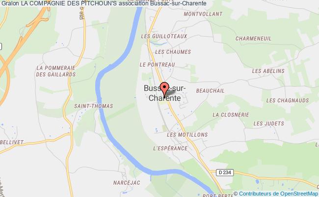 plan association La Compagnie Des Pitchoun's Bussac-sur-Charente
