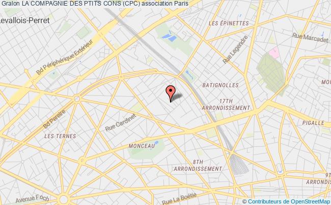 plan association La Compagnie Des Ptits Cons (cpc) Paris
