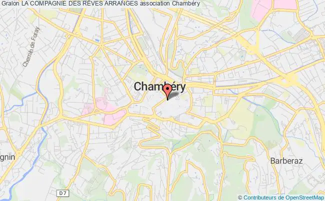 plan association La Compagnie Des RÊves Arranges Chambéry
