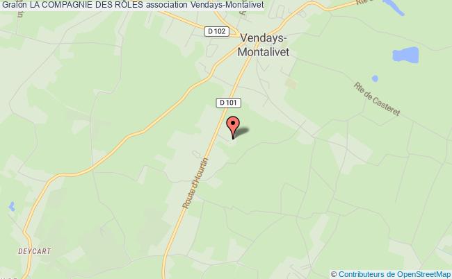 plan association La Compagnie Des RÔles Vendays-Montalivet