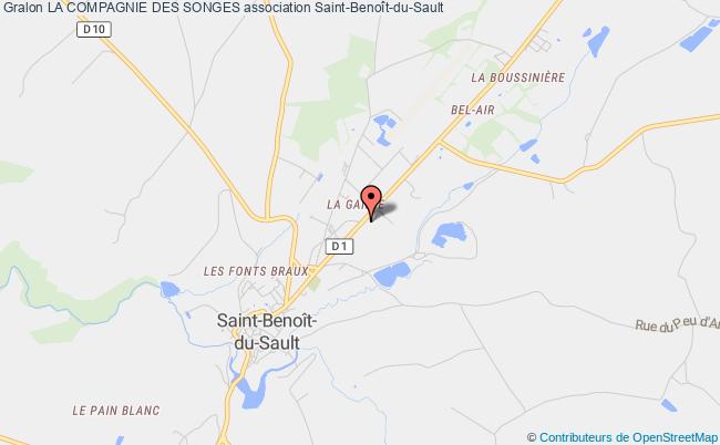 plan association La Compagnie Des Songes Saint-Benoît-du-Sault