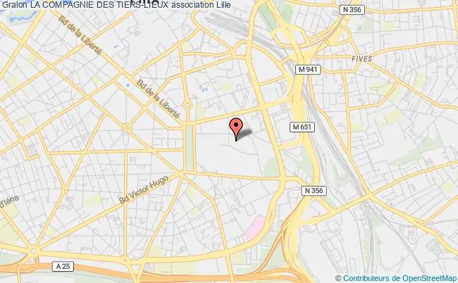 plan association La Compagnie Des Tiers-lieux Lille