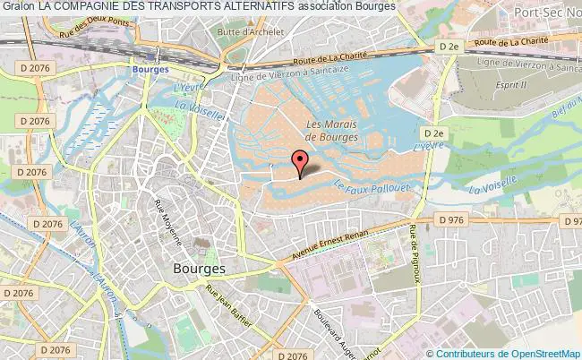 plan association La Compagnie Des Transports Alternatifs Bourges